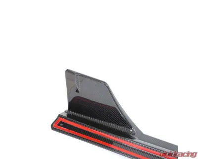 VR Aero Carbon Fiber Finned Side Skirts BMW M2 G87 - VR-G87-632