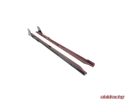 VR Aero Carbon Fiber Finned Side Skirts BMW M2 G87 - VR-G87-632