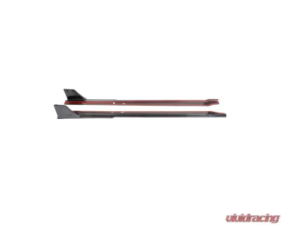 VR Aero Carbon Fiber Finned Side Skirts BMW M2 G87 - VR-G87-632