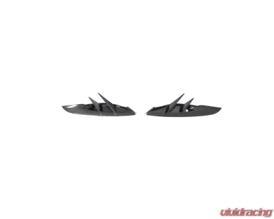 VR Aero Carbon Fiber Front Bumper Vent Trim Pair Toyota Supra MK5 2019-2024 - VR-A90-612