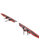 VR Aero Carbon Fiber Front Bumper Vent Trim Pair Toyota Supra MK5 2019-2024                                     - VR-A90-612 - Image 12