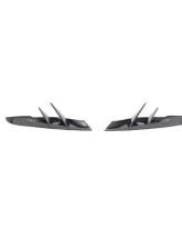 VR Aero Carbon Fiber Front Bumper Vent Trim Pair Toyota Supra MK5 2019-2024                                     - VR-A90-612 - Image 2