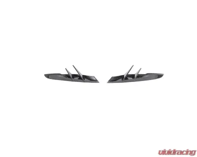 VR Aero Carbon Fiber Front Bumper Vent Trim Pair Toyota Supra MK5 2019-2024 - VR-A90-612