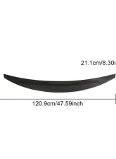 VR Aero Carbon Fiber Rear Trunk Spoiler Audi A4 B9 Quattro S Line S4 Sedan 4-Door                                     - VR-B9-621 - Image 20