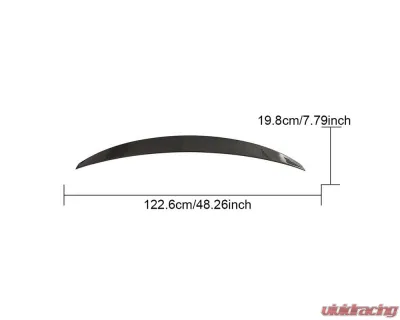 VR Aero Carbon Fiber Rear Trunk Spoiler Audi A5 S5 RS5 Coupe - VR-A5S5-620