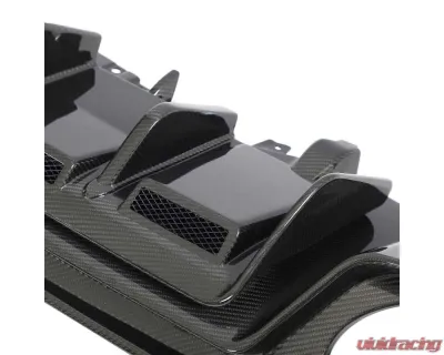 VR Aero Carbon Fiber Rear Diffuser Audi R8 V10 - VR-AUDIR8-610