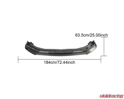 VR Aero Carbon Fiber Front Lip Spoiler Ford Mustang Dark Horse - VR-DHMUST-600