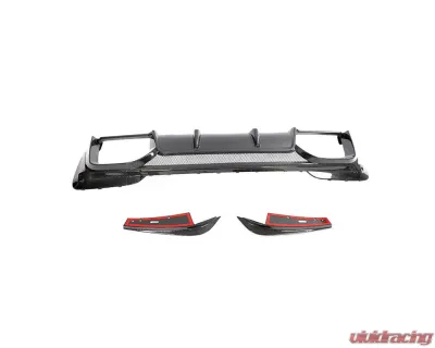 VR Aero Carbon Fiber 3pc Rear Diffuser BMW X3M F97 - VR-X3MF97-610