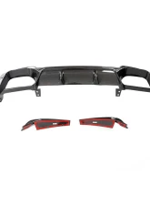 VR Aero Carbon Fiber 3pc Rear Diffuser BMW X3M F97                                     - VR-X3MF97-610 - Image 8