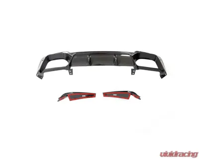 VR Aero Carbon Fiber 3pc Rear Diffuser BMW X3M F97 - VR-X3MF97-610