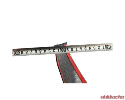 VR Aero Carbon Fiber Front Lip Spoiler Porsche Taycan Turbo 9J1 2020-2022 - VR-9J1-601