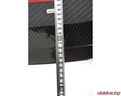 VR Aero Carbon Fiber Front Lip Spoiler Porsche Taycan Turbo 9J1 2020-2022 - VR-9J1-601