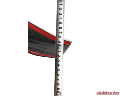 VR Aero Carbon Fiber Front Lip Spoiler Porsche Taycan Turbo 9J1 2020-2022 - VR-9J1-601