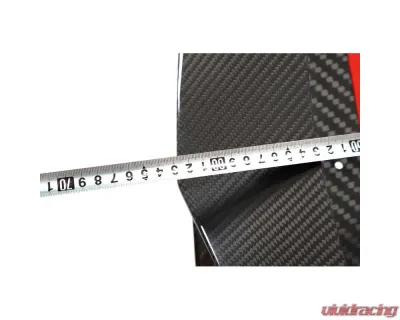 VR Aero Carbon Fiber Front Lip Spoiler Porsche Taycan Turbo 9J1 2020-2022 - VR-9J1-601