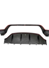 VR Aero Carbon Fiber Rear Diffuser Porsche Taycan 9J1 2020-2023                                     - VR-9J1-617 - Image 18