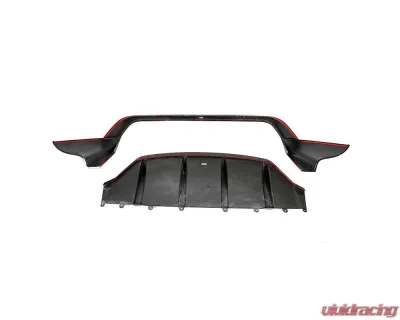 VR Aero Carbon Fiber Rear Diffuser Porsche Taycan 9J1 2020-2023 - VR-9J1-617