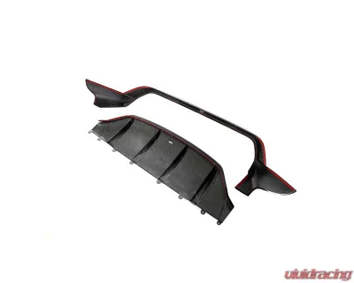 VR Aero Carbon Fiber Rear Diffuser Porsche Taycan 9J1 2020-2023 - VR-9J1-617