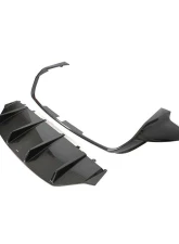 VR Aero Carbon Fiber Rear Diffuser Porsche Taycan 9J1 2020-2023                                     - VR-9J1-617 - Image 5