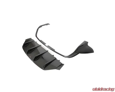 VR Aero Carbon Fiber Rear Diffuser Porsche Taycan 9J1 2020-2023 - VR-9J1-617
