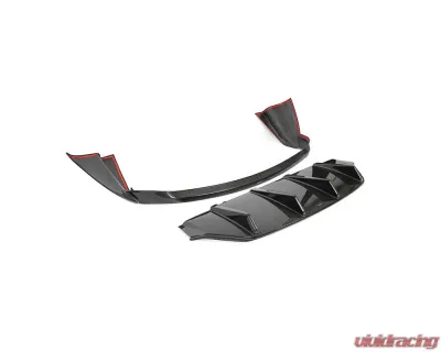 VR Aero Carbon Fiber Rear Diffuser Porsche Taycan 9J1 2020-2023 - VR-9J1-617