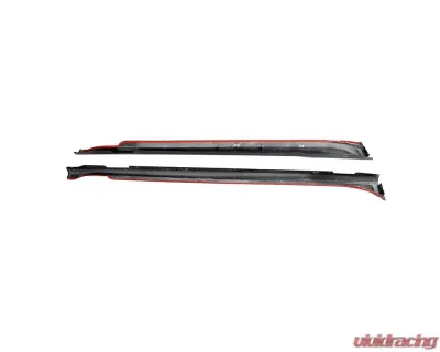 VR Aero Carbon Fiber Side Skirts Porsche Taycan 9J1 Sedan 2020-2024 - VR-9J1-639