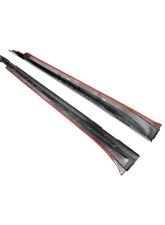 VR Aero Carbon Fiber Side Skirts Porsche Taycan 9J1 Sedan 2020-2024                                     - VR-9J1-639 - Image 12