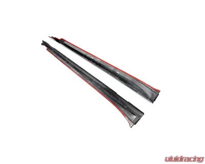 VR Aero Carbon Fiber Side Skirts Porsche Taycan 9J1 Sedan 2020-2024 - VR-9J1-639