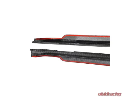 VR Aero Carbon Fiber Side Skirts Porsche Taycan 9J1 Sedan 2020-2024 - VR-9J1-639