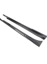 VR Aero Carbon Fiber Side Skirts Porsche Taycan 9J1 Sedan 2020-2024                                     - VR-9J1-639 - Image 2