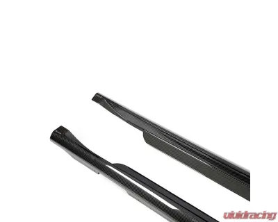 VR Aero Carbon Fiber Side Skirts Porsche Taycan 9J1 Sedan 2020-2024 - VR-9J1-639