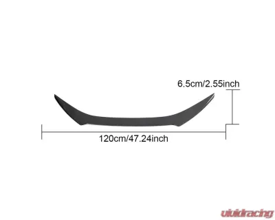 VR Aero Carbon Fiber Trunk Wing Spoiler Lexus RC-F - VR-RCF-620