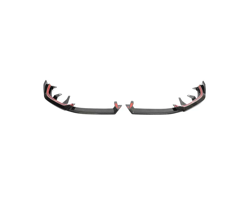 VR Aero Carbon Fiber Front Lip Spoiler BMW 5 Series G60 M-Sport Bumper - VR-G60-600