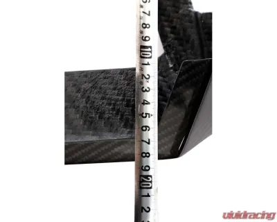 VR Aero Carbon Fiber Front Lip Spoiler BMW 5 Series G60 M-Sport Bumper - VR-G60-600