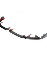 VR Aero Carbon Fiber Front Lip Spoiler BMW 5 Series G60 M-Sport Bumper                                     - VR-G60-600 - Image 2