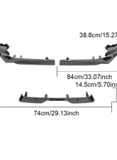 VR Aero Carbon Fiber Rear Diffuser BMW 5 Series I5 G60 G61 M-Sport Bumper                                     - VR-G60-610 - Image 20