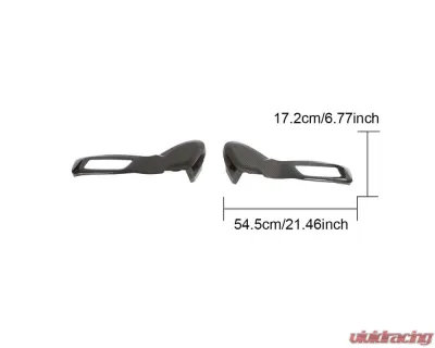 VR Aero Carbon Fiber Seat Side Trim BMW M3 M4 G80 G82 - VR-G80-450