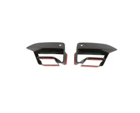 VR Aero Carbon Fiber Front Fog Light Cover Fins BMW M5 F90