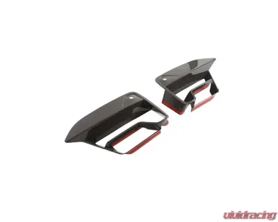 VR Aero Carbon Fiber Front Fog Light Cover Fins BMW M5 F90 - VR-F90-605
