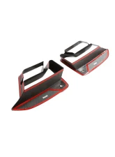 VR Aero Carbon Fiber Front Fog Light Cover Fins BMW M5 F90                                     - VR-F90-605 - Image 2