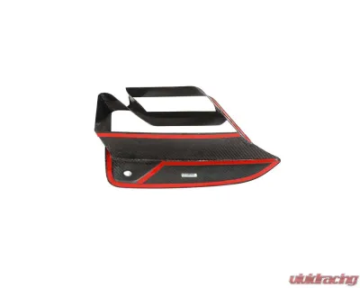 VR Aero Carbon Fiber Front Fog Light Cover Fins BMW M5 F90 - VR-F90-605