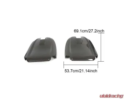 VR Aero Carbon Fiber Sport Seat Back Cover Set of 2 BMW M3 M4 G80 G82 G83 - VR-G80-210