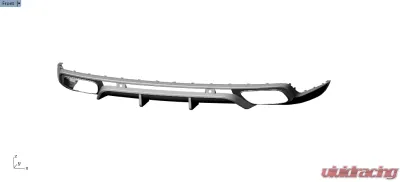 VR Aero Carbon Fiber Rear Diffuser V1 Porsche Panamera 971 2017-2022 - VR-971-610