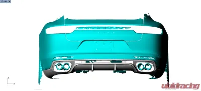 VR Aero Carbon Fiber Rear Diffuser V1 Porsche Panamera 971 2017-2022 - VR-971-610