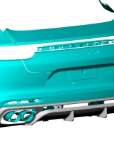 VR Aero Carbon Fiber Rear Diffuser V1 Porsche Panamera 971 2017-2022                                     - VR-971-610 - Image 5