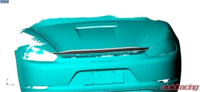 VR Aero Carbon Fiber Rear Wing Spoiler Porsche 718 Boxster - VR-718-618