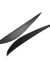 VR Aero Carbon Fiber Headlight Eyelid Covers Porsche Macan 2014-2018                                     - VR-95B-607 - Image 4