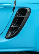 VR Aero Carbon Fiber Side Vents Porsche 718 Cayman Boxster                                     - VR-718-632 - Image 5