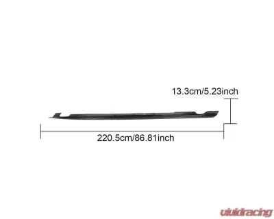 VR Aero Carbon Fiber Side Skirts BMW 3-Series G20 M-SPORT - VR-G20-630