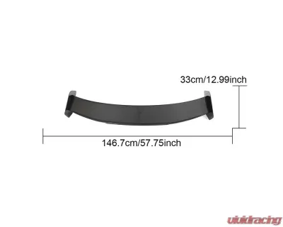 VR Aero Carbon Fiber Swan Neck GT Rear Wing Spoiler BMW M2 G87 - VR-G87-612
