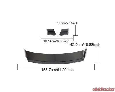 VR Aero Carbon Fiber Touring Rear Wing Spoiler BMW M2 G87 - VR-G87-621